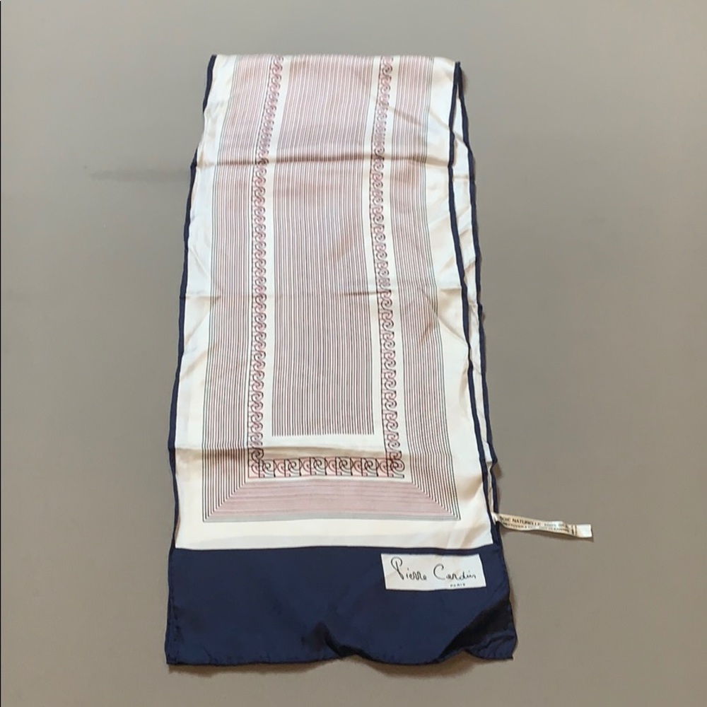 Vintage Pierre Cardin Paris Silk Scarf